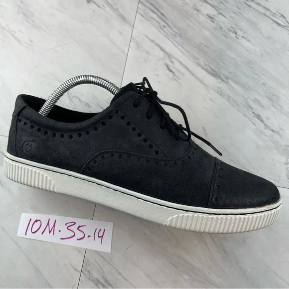 Born | Shoes | Born Black Suede Leather Cap Toe Lace Up  display picture 1